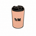 1/2 Million Coffee Cup Peach