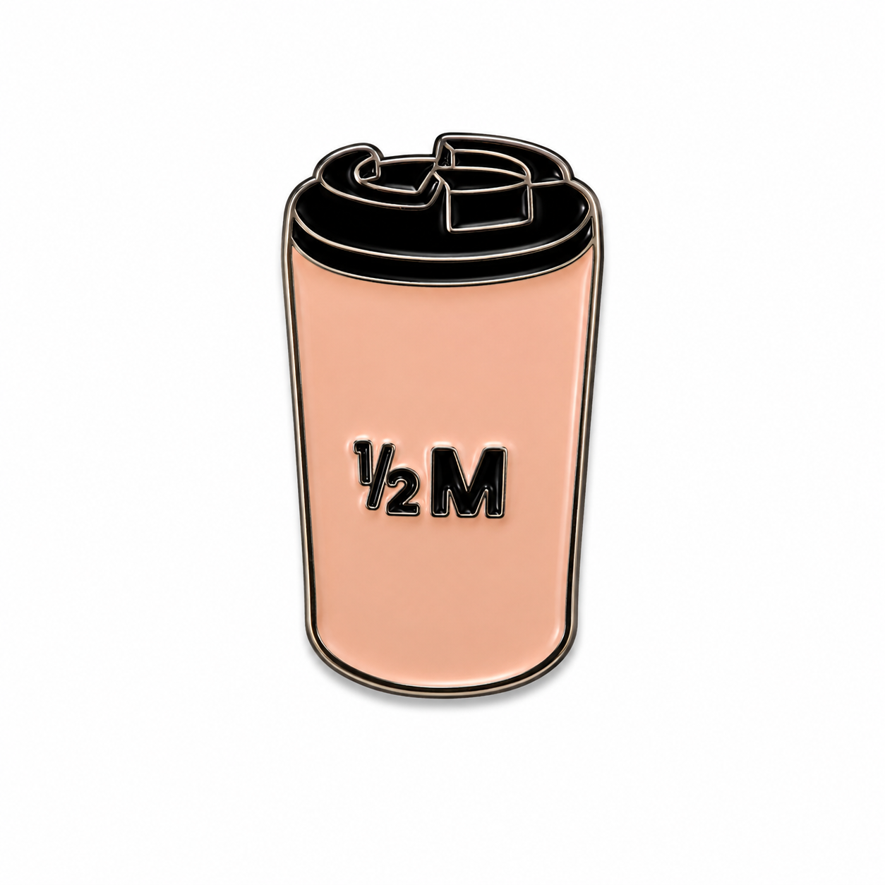 1/2 Million Coffee Cup Peach